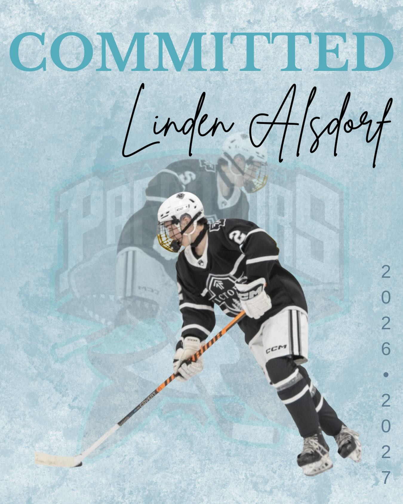 The Saanich Predators are proud to announce the signing of 2009-born forward Linden Alsdorf!

Linden joins the Preds after playing at Victoria Hockey Academy, and we’re excited to welcome him to the organization.

Welcome to the Preds, Linden!🫍